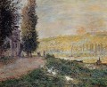 Les rives de la Seine Lavacour Claude Monet